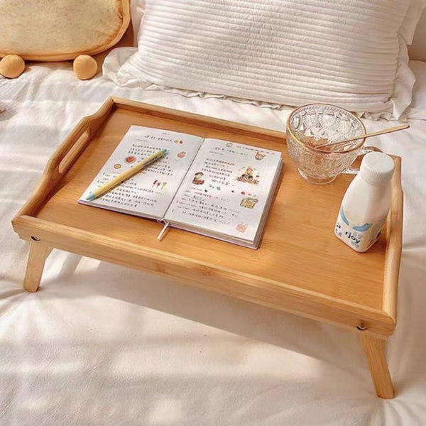 طاولة تقديم خشبية قابلة للطي