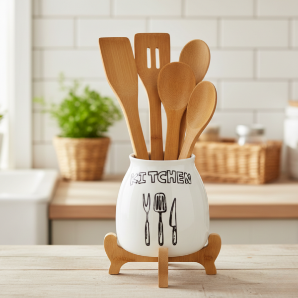 منظم ملاعق سيراميك مفرد