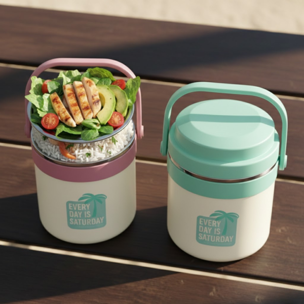 لانش بوكس حراري أسطواني(تيرموس طعام)