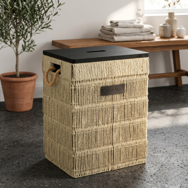 سلة تخزين ديكورية