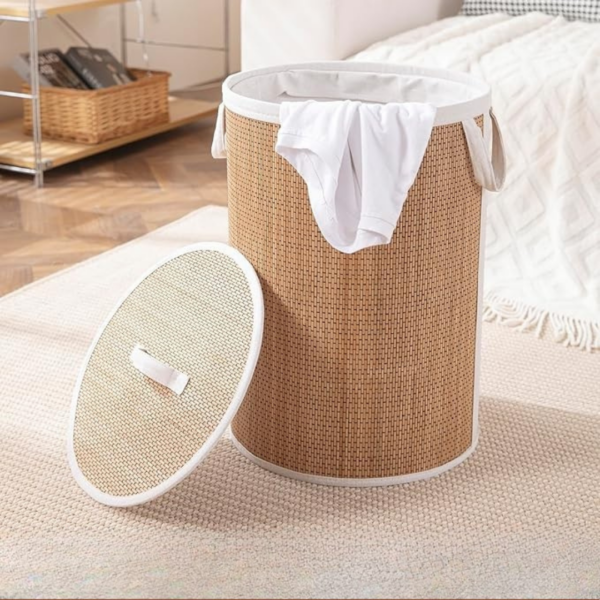 سلة غسيل قماشية