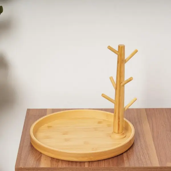 صينية القهوة من خشب البامبو